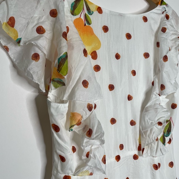 NEW Farm Rio Mixed Picnic Cashew Dot Maxi Dress, Medium M - Picture 7 of 10